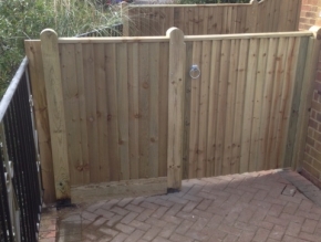 Closeboard Fence with Gate Thumbnail